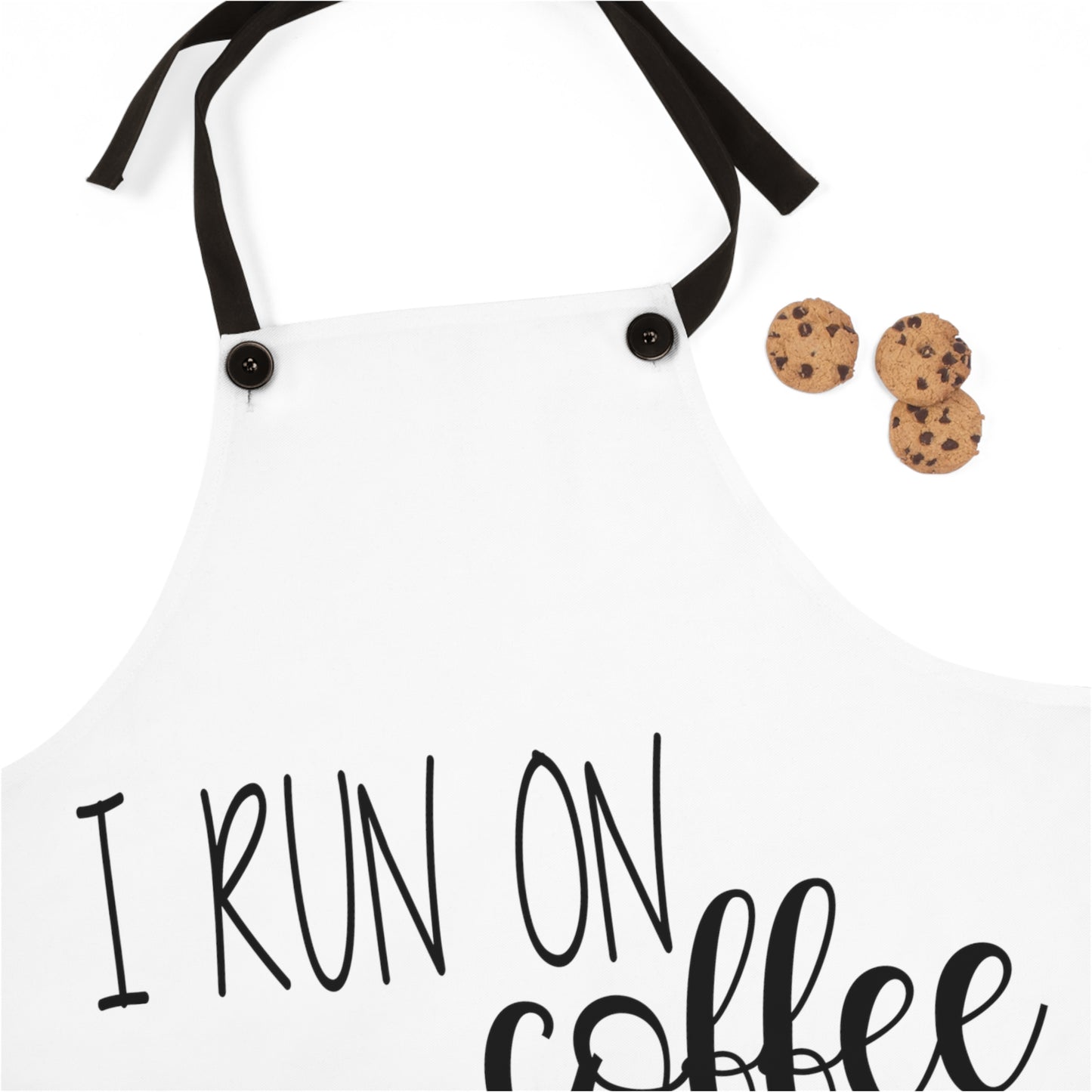 I Run On Coffee Chaos & Cuss Words Apron