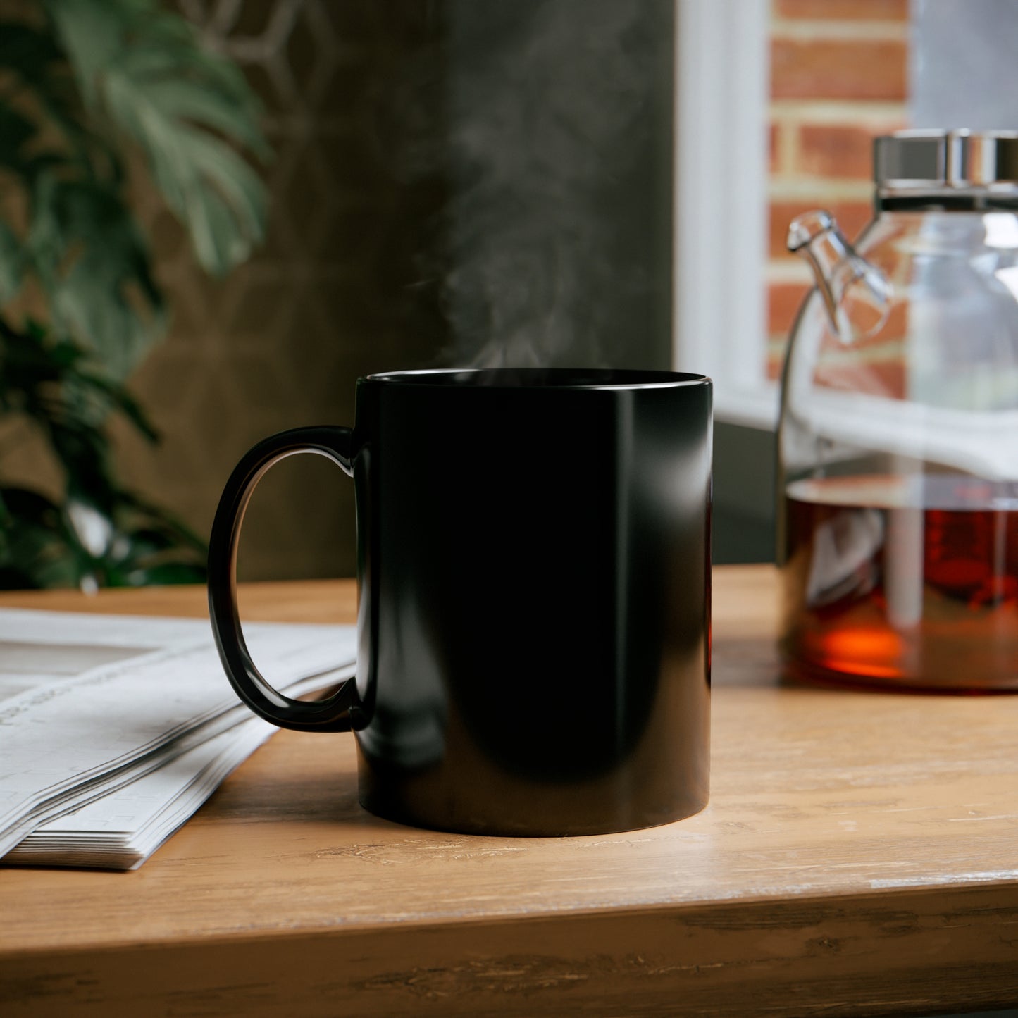 Hot Black & Strong Coffee Mug Black