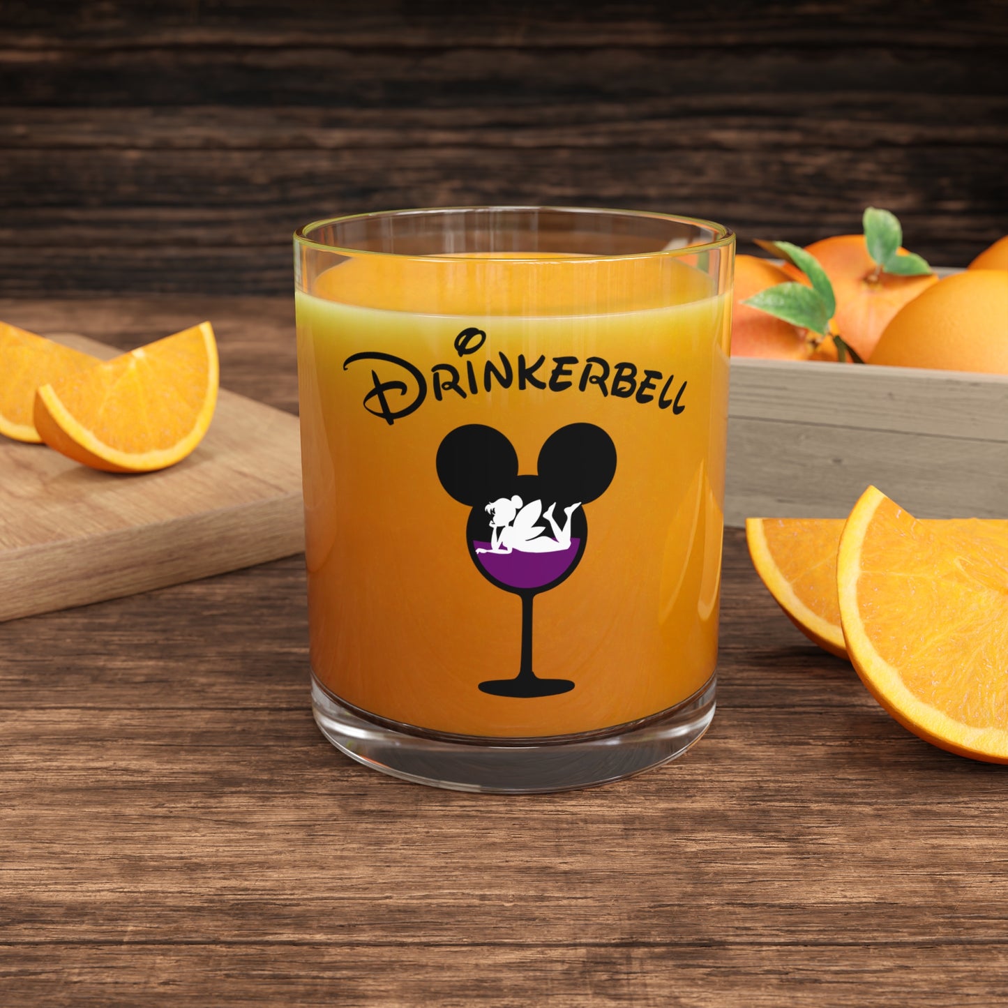 Custom Made Drinker Bell Bar Glass